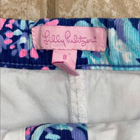 Lilly Pulitzer Colorful Floral Mini Skort - Picture 2 of 3